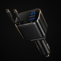 Alka Retractable Car Charger — 30W USB-C, aluminum frame