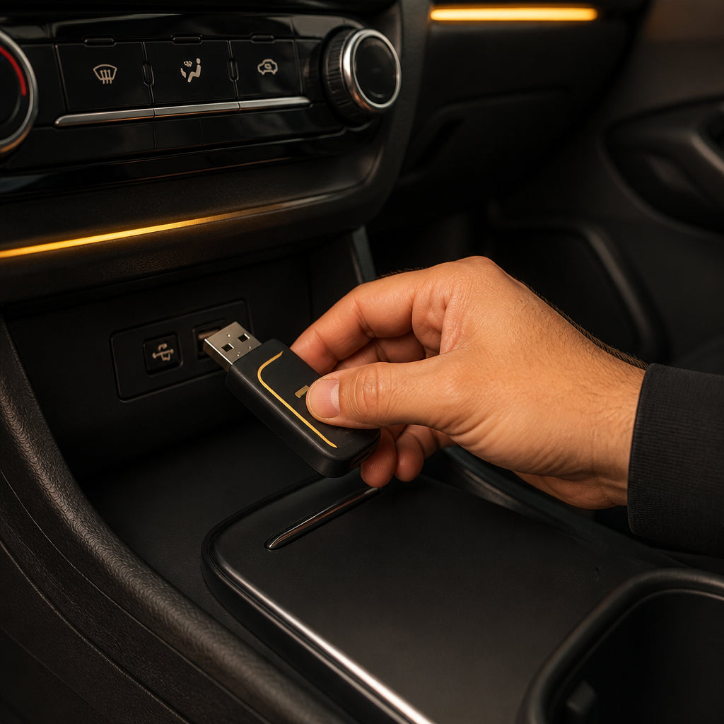 Alka wireless CarPlay adapter connect device into car USB port Egypt