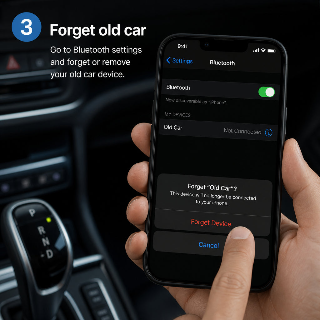 Forget old Bluetooth before Alka SmartBox pairing